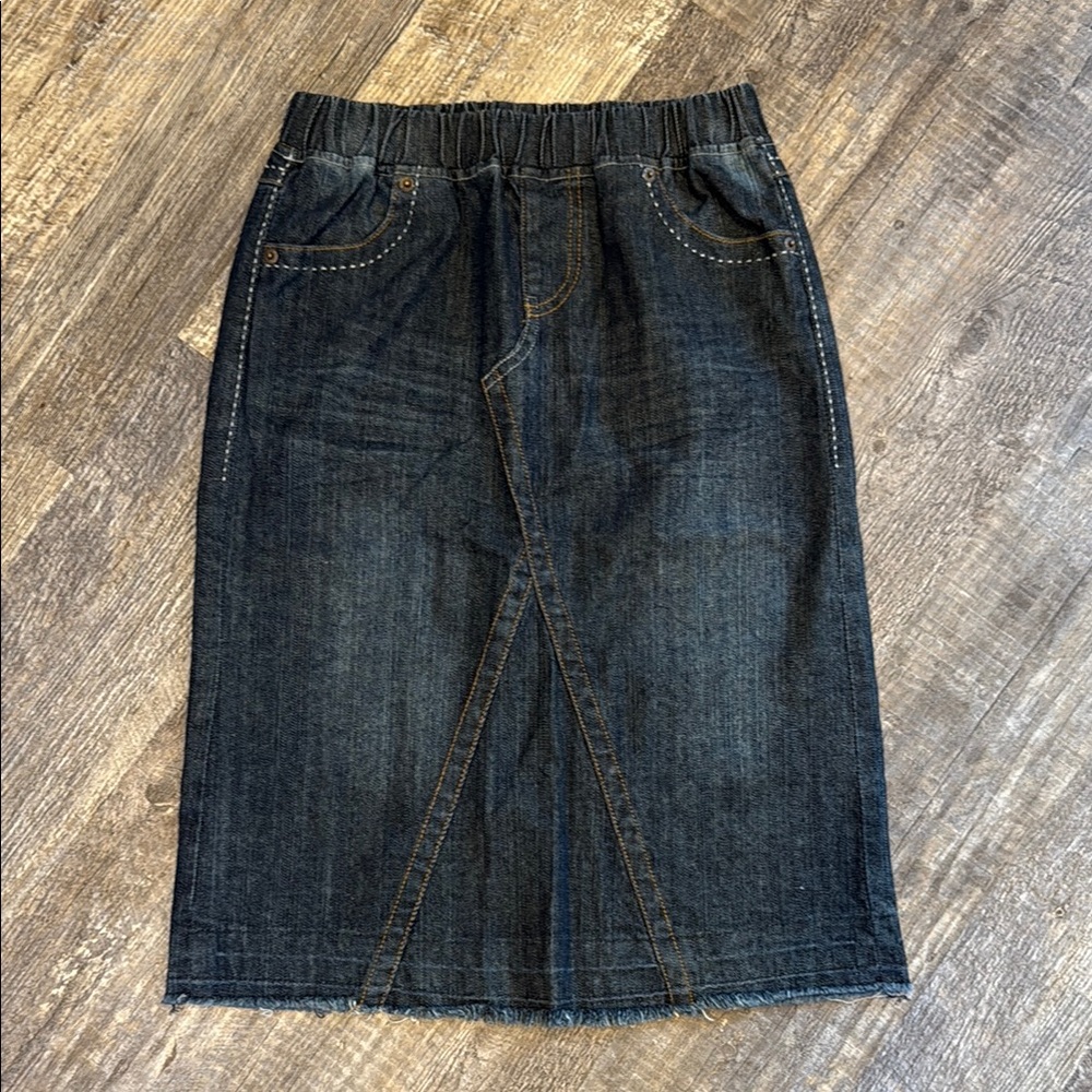 The Main Street Exchange Denim Skirt 4